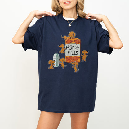 Happy Pills Dachshund Shirt Cute Doxie Gift