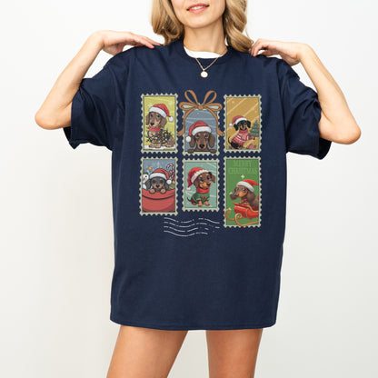 Dachshund Christmas T-Shirt Cute Holiday Dog Lover Gift