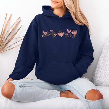 Valentine Dachshund Love Hoodie – Cute Dog Valentine Design