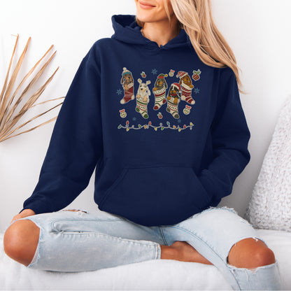 Dachshund Christmas Hoodie – Cute Doxie Mom Holiday Gift