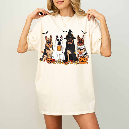 German Shepherd Halloween Shirt – Fall Ghost Dog Gift