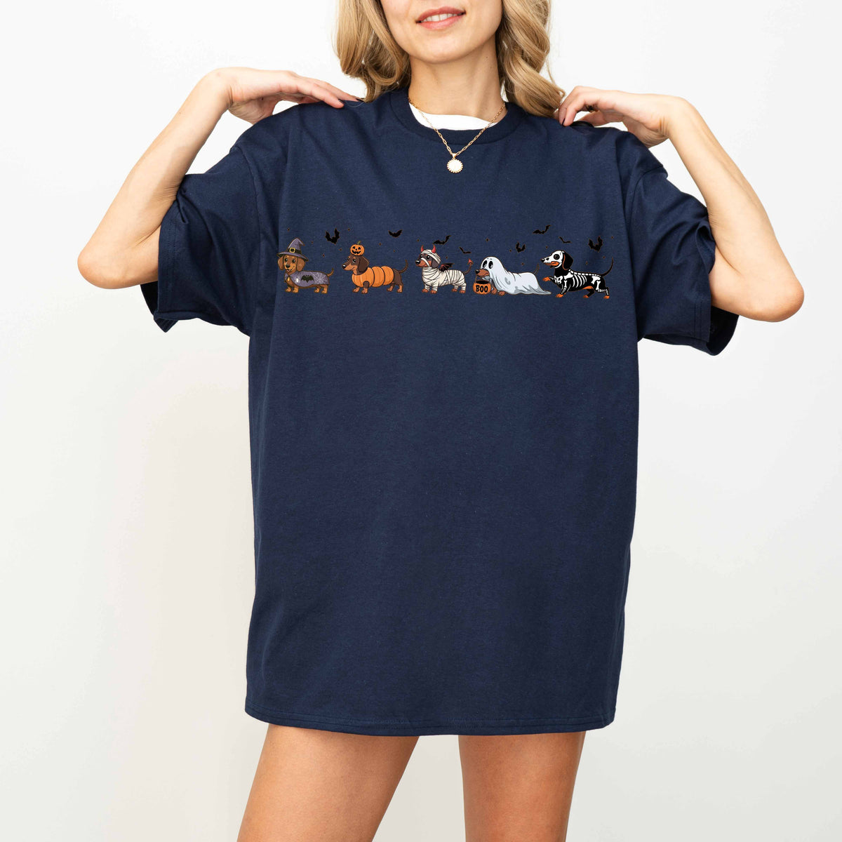 Dachshund Halloween Shirt – Cute Ghost Dog Spooky Gift