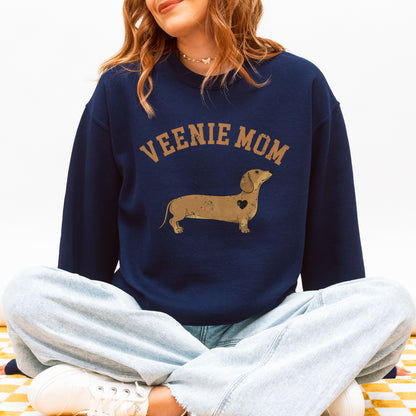 Veenie Mom Dachshund Mom Sweatshirt Pet Lover Gift