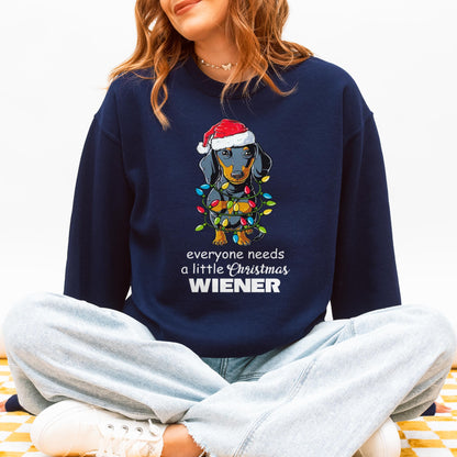 Everyone Needs a Little Christmas Wiener Dachshund Sweatshirt