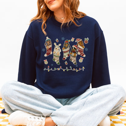 Dachshund Christmas Sweatshirt – Cute Doxie Mom Holiday Gift