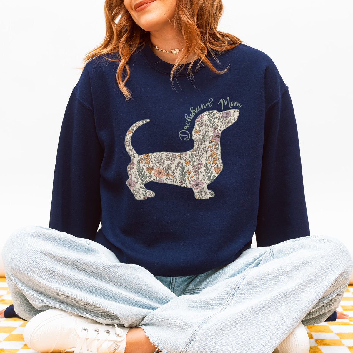 Personalized Dachshund Dog Mama Sweatshirt