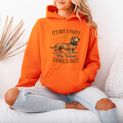 Funny Dachshund Hoodie Wiener Dog Party Gift