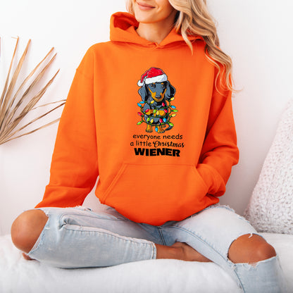 Everyone Needs a Little Christmas Wiener Dachshund Hoodies