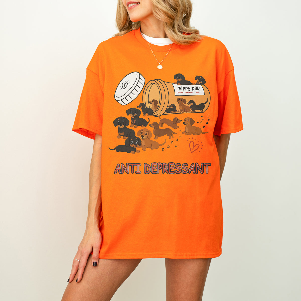 Dachshund Shirt – Funny Anti Depressant Weiner Dog Gift