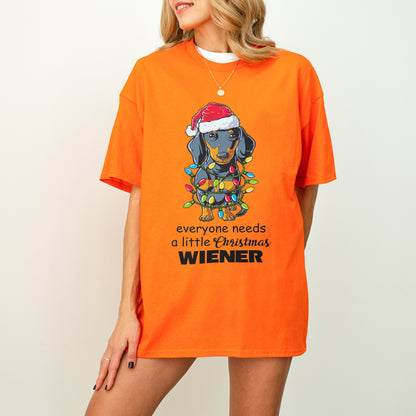 Everyone Needs a Little Christmas Wiener Dachshund Shirt