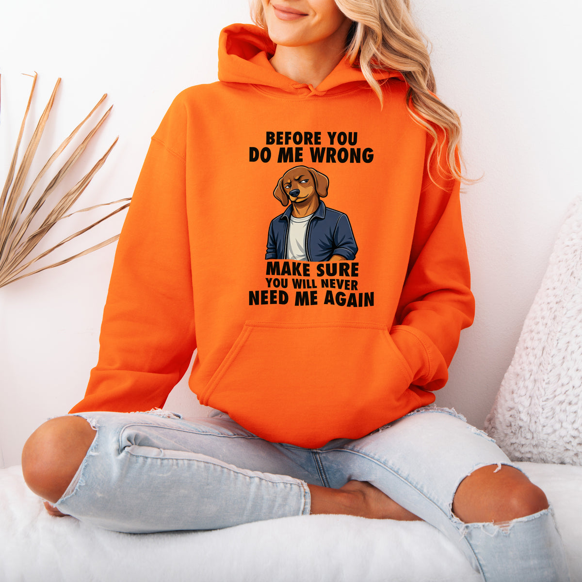 Funny Sausage Dog Hoodie Attitude Gift