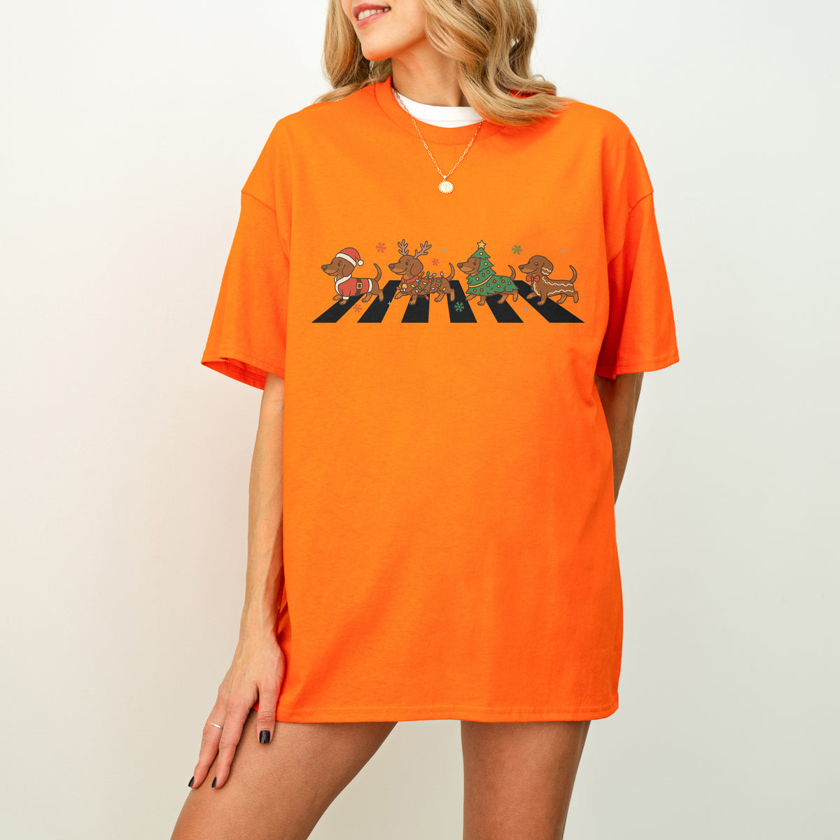 Abbey Road Dachshund Christmas Shirt