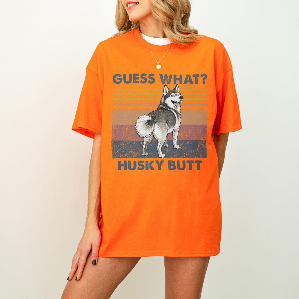 Guess What Husky Butt Shirt – Funny Dog Lover Gift