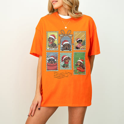 Dachshund Christmas T-Shirt Cute Holiday Dog Lover Gift