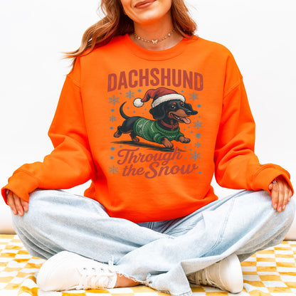 Funny Dachshund Christmas Sweatshirt