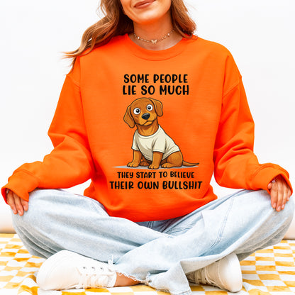 Funny Dachshund Sweatshirt Sarcastic Wiener Dog Humor Gift