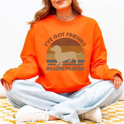 Friends in Low Places Dachshund Sweatshirt