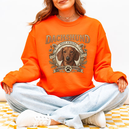 Custom Dachshund Sweatshirt Personalized Dog Portrait Gift