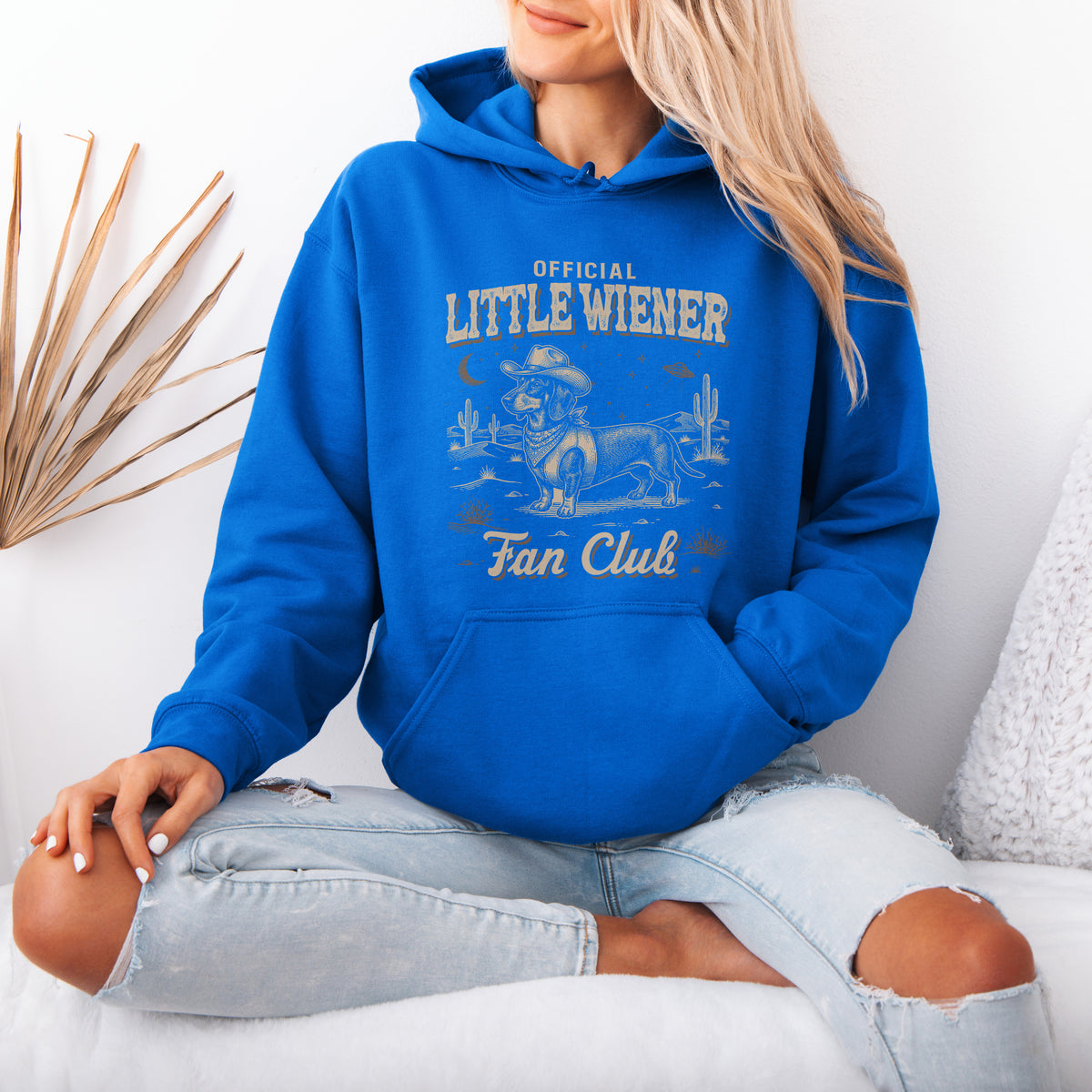 Little Wiener Fan Club Hoodie – Vintage Wiener Dog Gift