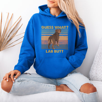 Guess What Labrador Butt Hoodie – Funny Dog Lover Gift