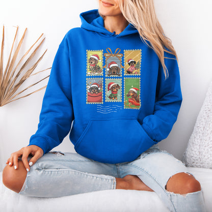 Dachshund Christmas Hoodie Cute Holiday Dog Lover Gift