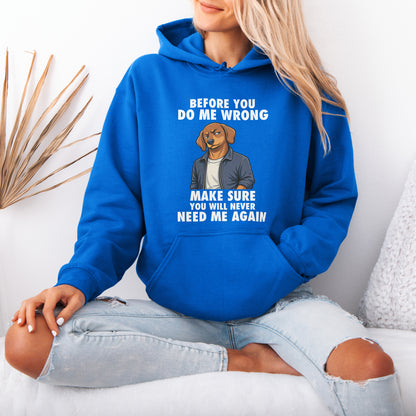 Funny Sausage Dog Hoodie Attitude Gift