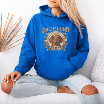 Custom Dachshund Hoodie Personalized Dog Portrait Gift