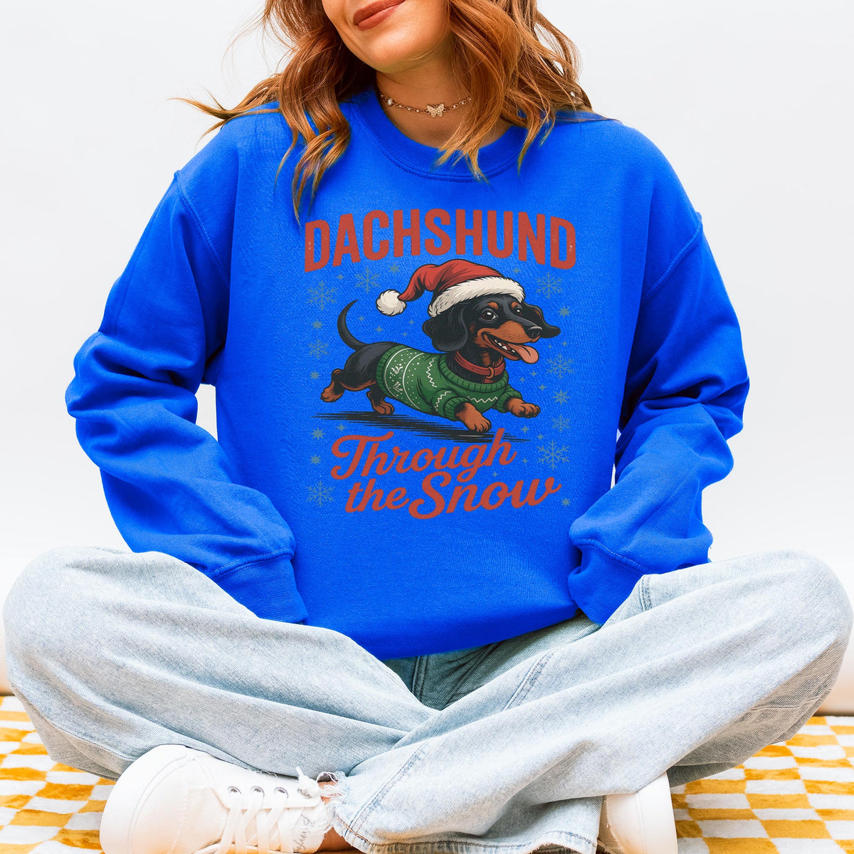 Funny Dachshund Christmas Sweatshirt