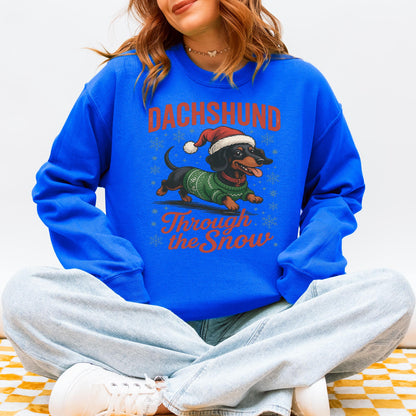 Funny Dachshund Christmas Sweatshirt