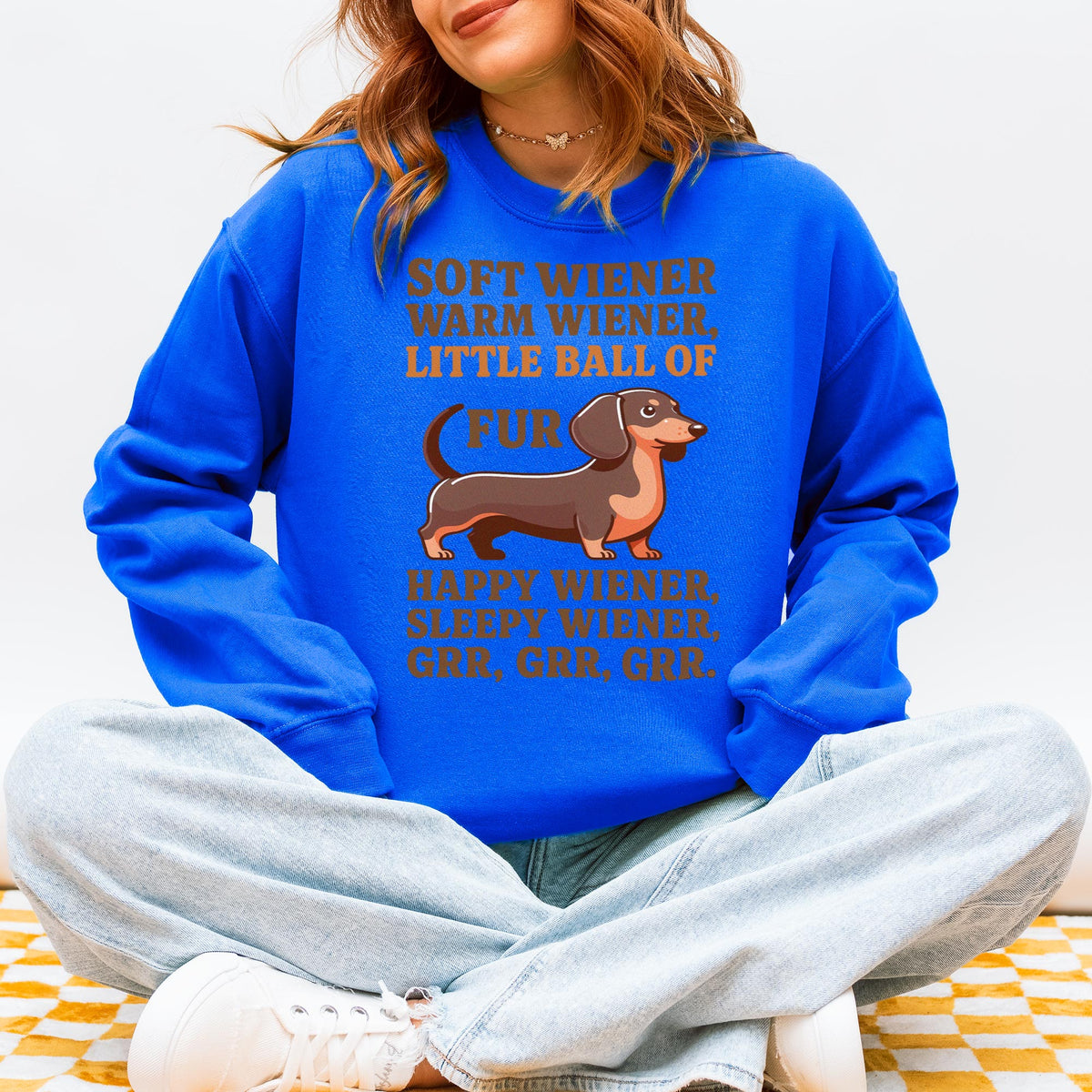 Soft Wiener Warm Wiener Dachshund Sweatshirt