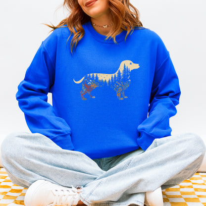 Boho Dachshund Sweatshirt Floral Gift