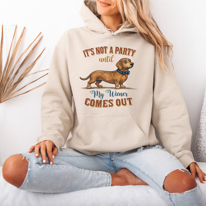 Funny Dachshund Hoodie Wiener Dog Party Gift