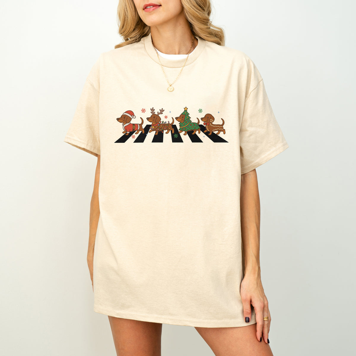 Abbey Road Dachshund Christmas Shirt