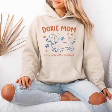 Doxie Mom Dachshund Sweatshirt Cute Gift for Dog Moms