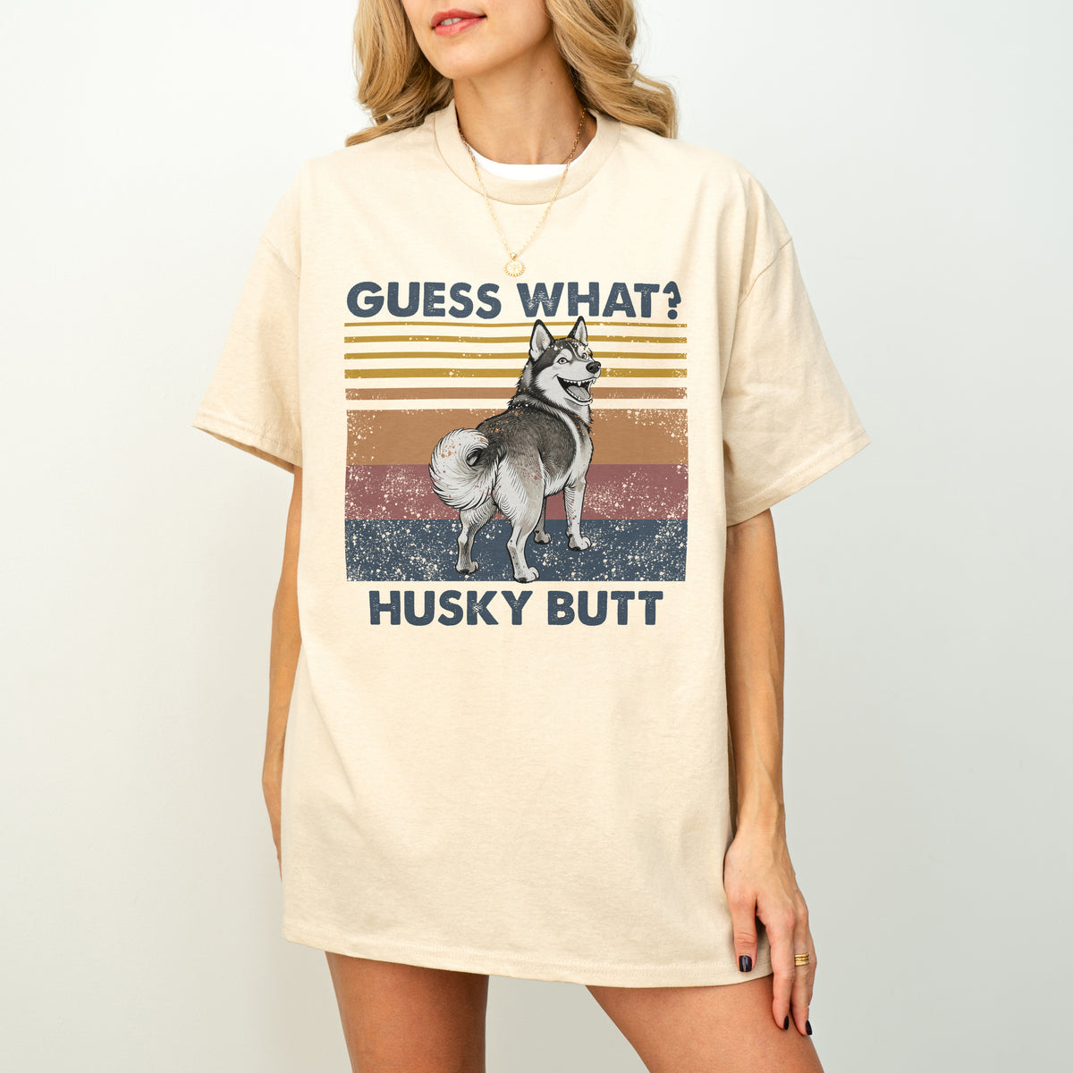 Guess What Husky Butt Shirt – Funny Dog Lover Gift