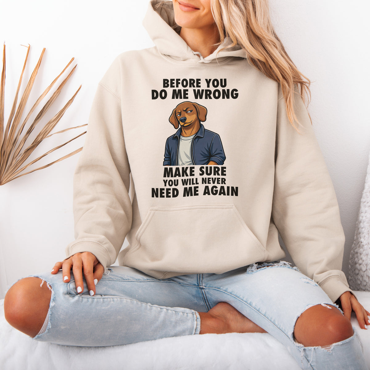 Funny Sausage Dog Hoodie Attitude Gift