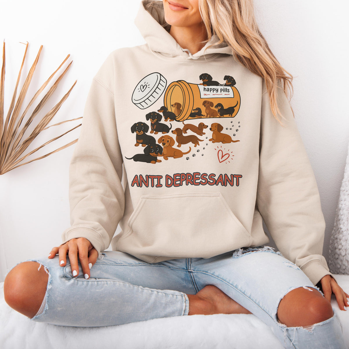 Dachshund Hoodie – Funny Weenie Dog Gift for Dachshund Lovers