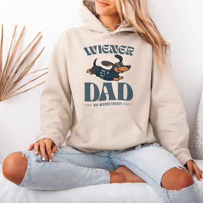 Wiener Dad Dachshund Hoodie Cute Doxie Lover Gift