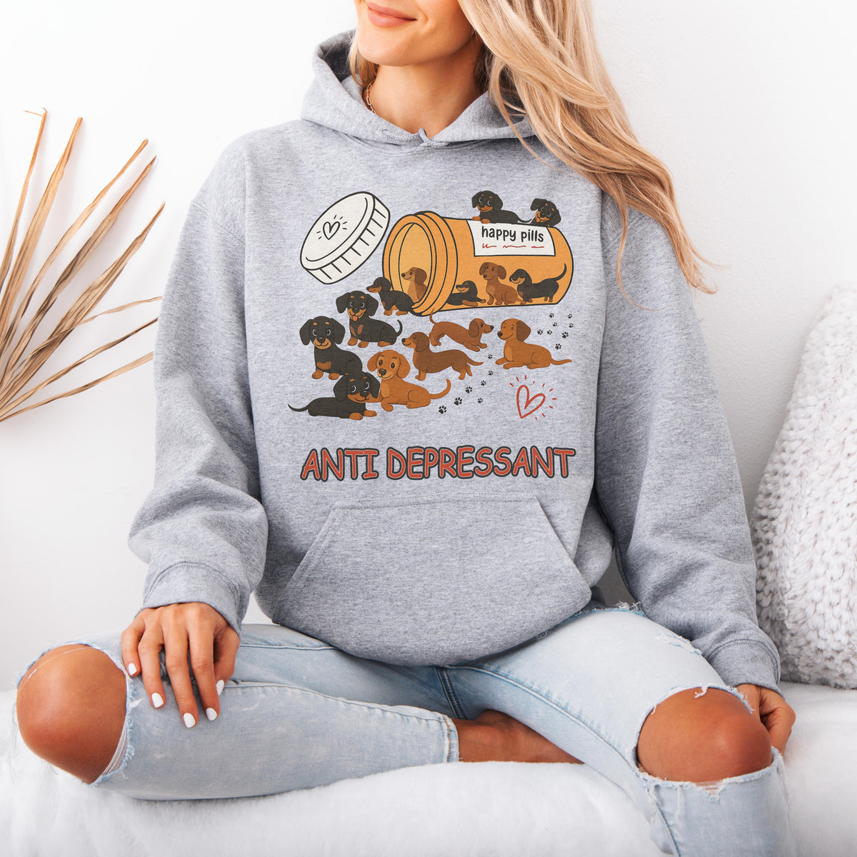 Dachshund Hoodie – Funny Weenie Dog Gift for Dachshund Lovers