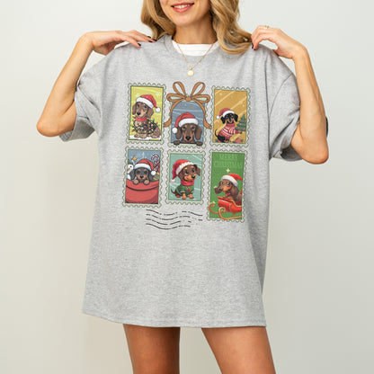 Dachshund Christmas T-Shirt Cute Holiday Dog Lover Gift