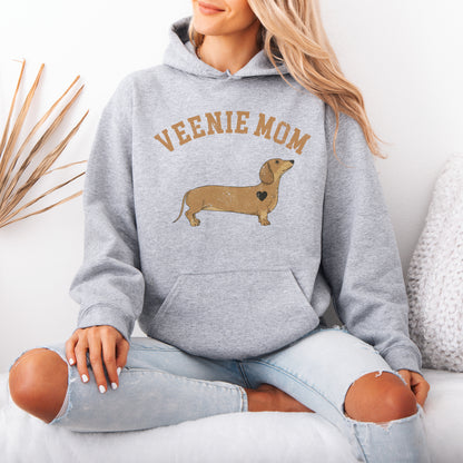 Veenie Mom Dachshund Mom Hoodie Pet Lover Gift