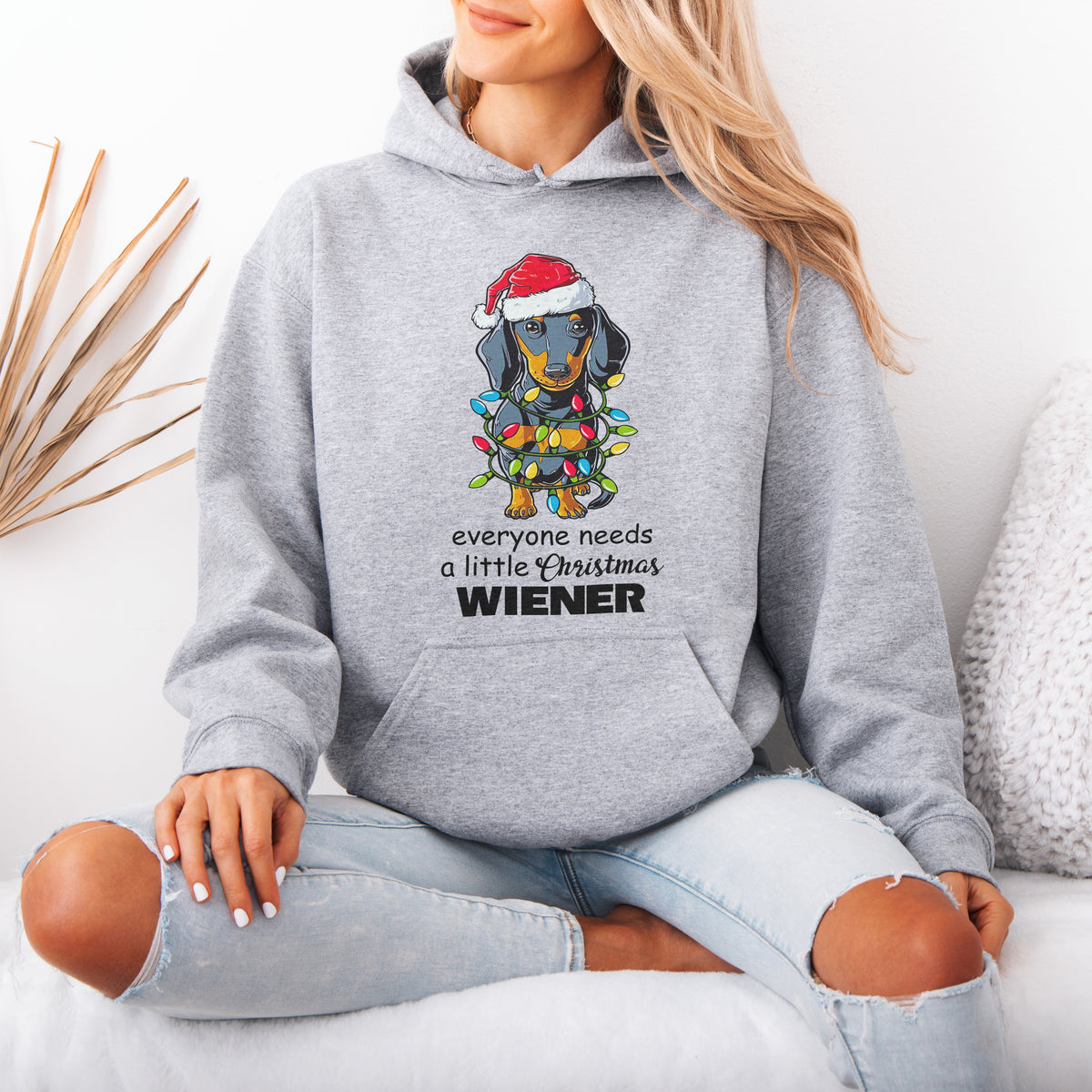 Everyone Needs a Little Christmas Wiener Dachshund Hoodies