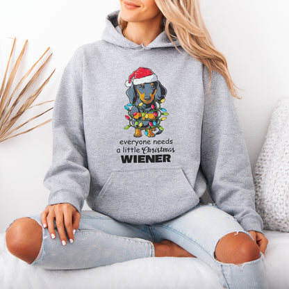 Everyone Needs a Little Christmas Wiener Dachshund Hoodies