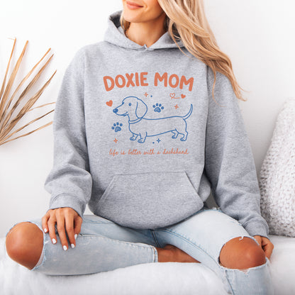 Doxie Mom Dachshund Sweatshirt Cute Gift