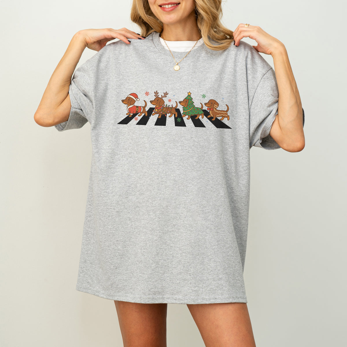 Abbey Road Dachshund Christmas Shirt