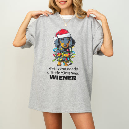 Everyone Needs a Little Christmas Wiener Dachshund Shirt
