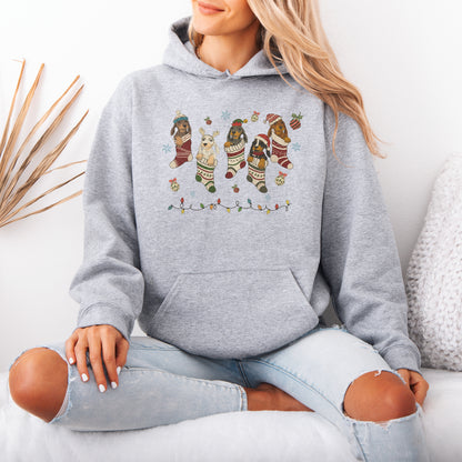 Dachshund Christmas Hoodie – Cute Doxie Mom Holiday Gift