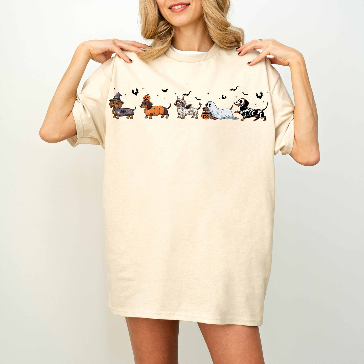 Dachshund Halloween Shirt – Cute Ghost Dog Spooky Gift