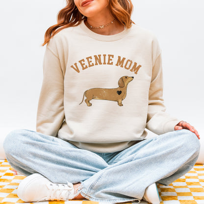 Veenie Mom Dachshund Mom Sweatshirt Pet Lover Gift
