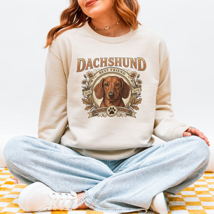 Custom Dachshund Sweatshirt Personalized Dog Portrait Gift